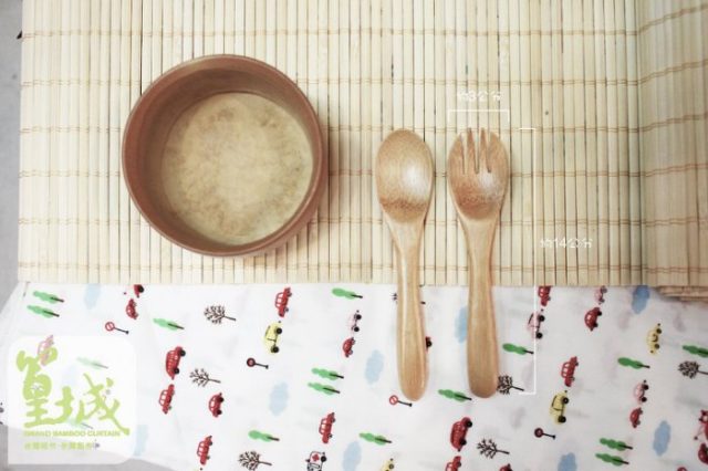 純天然竹製【兒童餐具匙叉組】含湯匙、兒童叉