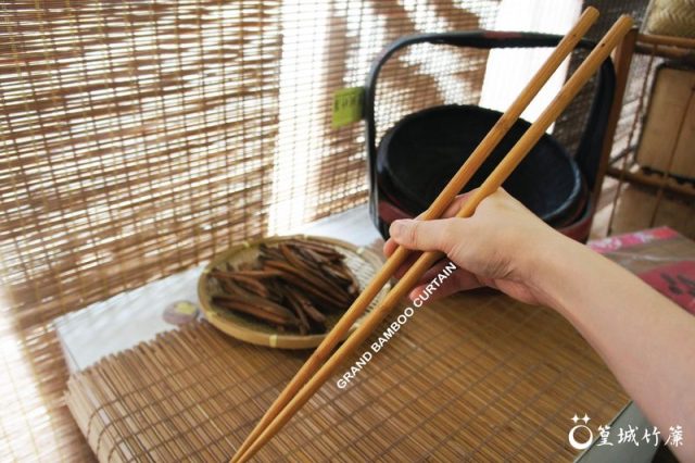 品竹系列環保筷一雙〔油炸長筷45公分〕精選竹材製作