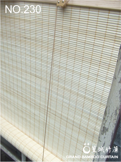 【型號：230】淺米原竹色金線編織