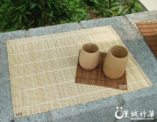 〔純竹捲簾30*40cm〕餐捲簾桌旗杯墊桌墊野餐墊天然台灣桂竹製作