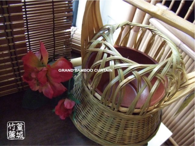 〔竹編火籠〕傳統傳藝品，可取暖當露營用暖爐、花器、古早味竹藝品