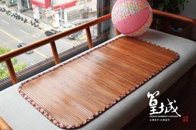 台灣桂竹純天然全竹皮涼蓆外銷日本款〔嬰兒床:炭化款-2呎x4呎〕寶貝床墊