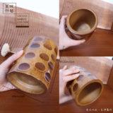 圓點刻紋筆筒314003-02