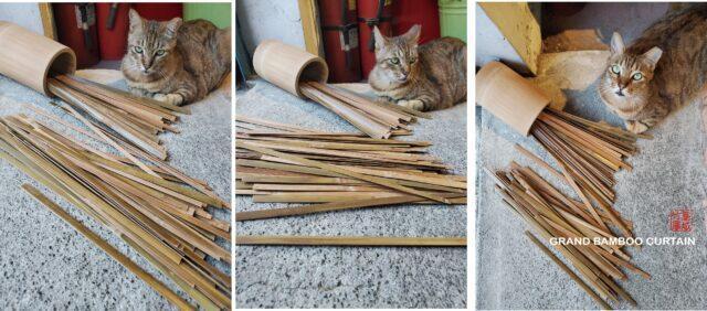 【篁城竹藝】【竹皮炭化-短竹條-寬1cmx長度:材料長長短短35-25cm】台灣桂竹DIY竹片/竹條/ 模型/竹造型
