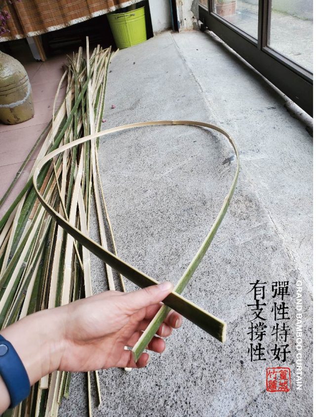 【篁城】《裝置藝術用-夢想竹條-長度.約4.3尺X寬1.2-1.5厚度0.3公分一把50片》台灣桂竹竹編骨架/竹材料竹片